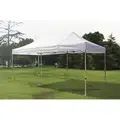 19.2 ft. x 9.8 ft. White Instant Canopy, Adjusts to 10.10 ft. Center Height