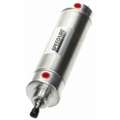 2-1/2" Air Cylinder Bore Dia. with 5" Stroke Stainless Steel , Nose and Pivot Mounted Air Cylinder