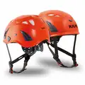 Kask Work/Rescue Helmet: Climbing Head Protection, ANSI Classification Type 1, Class C, Orange, ABS, KASK