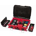 Milwaukee Plastic, Tool Case, 22-1/8"Overall Width, 16-1/4"Overall Depth, 6-1/2"Overall Height