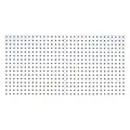 Locboard Steel Pegboard Panel with 240 lb. Load Capacity, 24" H x 24" W, White, 2 PK