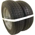 Flat-Free Polyurethane Foam Wheel, 10" Wheel Dia., 300 lb. Load Rating, PK 2