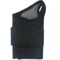 Single Strap Wrist Support, 50%Polyester / 35%Latex / 15%Nylon Material, Black, L