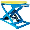 Stationary Scissor Lift Table, 2000 lb. Load Capacity, 41-1/2" Lifting Height Max., Electric Lift