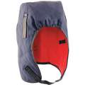 Occunomix Flame Resistant Winter Liner, Universal, Hook-and-Loop Adjustment Type, Blue, Covers Ears, Head