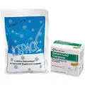 First Aid Only Instant Cold Pack: Disposable, White, Waterproof, 6 in L, 9 in Wd