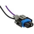 Halogen Cornering & Fog Light Socket Harness Connector, GM, 2-Wire, Black