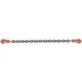 Liftalloy 5 ft. Grab Hook Each End Chain Sling, Grade 100 Alloy Steel , Number of Sling Legs: 1