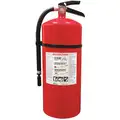 20 lb., ABC Class, Dry Chemical Fire Extinguisher; 20 ft. Range Max., 19 to 22 sec. Discharge Time