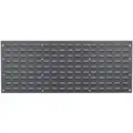 Louvered Panel with 0 Bins, 48"W x 1"D x 19"H, Number of Sides: 1, 250 lb. Load Capacity