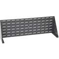 Louvered Bench Rack with 0 Bins, 36"W x 1/4"D x 12"H, Number of Sides: 1, 150 lb. Load Capacity