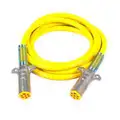 Grote 15 ft. Iso Cord 15" Leads Yellow