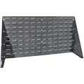 Louvered Bench Rack with 0 Bins, 36"W x 1/4"D x 19"H, Number of Sides: 1, 125 lb. Load Capacity