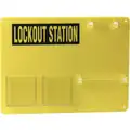 Lockout Board,Unfilled,Yellow