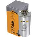 Titan Pro Round Motor Dual Run Capacitor,35/5 Microfarad Rating,370-440VAC Voltage