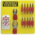 Lockout Station, Filled, General Lockout/Tagout, 13-1/2" x 13-1/2"