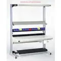 Pro-Line Bolted One Sided Configurable Workstation, ESD Laminate, 30" Depth, 17" to 82" Height, 72" Width, 10