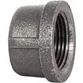 Black Pipe Cap, FNPT, 1/8" Pipe Size - Pipe Fitting