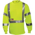 Tingley Yellow Flame-Resistant Crewneck Shirt, Size: 4XL, Fits Chest Size: 60" to 62", 8.8 cal./cm2 ATPV Rat