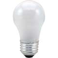 Shat-R-Shield 40 Watts Incandescent Lamp, A15, Medium Screw (E26), 405 Lumens, 2800K Bulb Color Temp., 1 EA