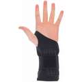 Condor Wrist Support: Ambidextrous, L Ergonomic Support Size, Black, Fits 6-3/4 to 7-1/2 in