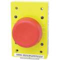 Rees Emergency Stop Push Button, Type of Operator: 57mm Mushroom Plunger, Size: 57mm, Action: Momentary P