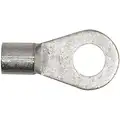 Non-Insulated Ring Terminal, 4 AWG, 3/8" Stud Size
