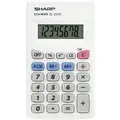 Handheld Calculator, 8 Display Digits, 3 3/4" Length, 2 1/4" Width, LR1130 Battery