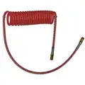 Imperial Coiled Nylon Air Brake Assembly, 15 ft. L with 40" Lead, Red