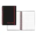 Black N' Red Notebook: 4-1/8 in x 5-7/8 in Sheet Size, Legal, White, 70 Sheets, 0% Recycled Content