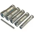 Socket Set 5 Piece: 5 Pieces, Steel, 22 to 38 mm, Bar Handle Wire For Easy Storage