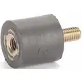 Cylindrical Vibration Isolator: Female Threads Top End, Male Threads, Bottom End