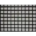 Wire Mesh: PVC Coated Galvanized, 1 in x 1 in Mesh Size, 0.105 in Wire Dia., Black