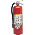 10 lb., ABC Class, Dry Chemical Fire Extinguisher; 20 ft. Range Max., 22 sec. Discharge Time