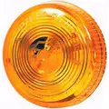 Peterson B100-15A 2-1/2 in. Round Replacement Lens; Amber