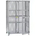 Bulk Storage Locker, Openings: 1, Shelves: 2, 61"W X 33"D X 78"H