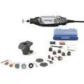 Dremel Rotary Tool Kit: 1.2 A Current, 35,000 RPM Max. Speed, Variable Speed, 1/8 in Collet Size