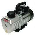 Vacuum Pump, Inlet Port Size 1/4" and 1/2" Flare, 3/8", Displacement 12 cfm, 1 hp HP