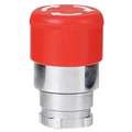 Dayton Metal Push Button Operator, Type of Operator: 30mm Dia. Mushroom Head, Size: 22mm, Action: Maintaine
