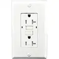Gfci 20-Amp Wall Receptacle White