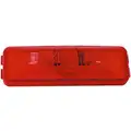 Truck-Lite Clearance Marker Lamp, Incandescent, Red Rectangular, 2 Diode, 4" L, 12 V, Double Bulb, Sealed, Fit 'N Forget, 19200R