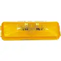 Truck-Lite Clearance Marker Lamp, Incandescent, Yellow Rectangular, 4" L, 12 V, Double Bulb, Sealed, Fit 'N Forget, 19200Y