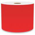 Label Tape,Red,4in W,For Mfr
