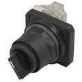 Dayton Non-Illuminated Selector Switch, 30 mm, 2, Maintained / Maintained, 1NO/1NC, Lever