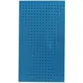 Steel Pegboard Panel with 400 lb. Load Capacity, 42-1/2"H x 24"W, Blue, 2 PK