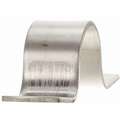 Heavy Duty Pipe Strap: 304 Stainless Steel, 1 1/4 in Pipe Size, 5 1/8 in Lg
