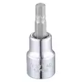 Westward Socket Bit, Insert Length 7/8", Replaceable Insert No, SAE, Tip Size 7/32", Tip Style Hex