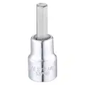 Westward Socket Bit, Insert Length 7/8", Replaceable Insert No, SAE, Tip Size 1/4", Tip Style Hex