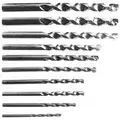 Round Shank Drill Bit Set, Straight, 10 Number of Drill Bits, Carbide Tipped