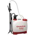 Chapin Backpack Sprayer, Polyethylene Tank Material, 4 gal., 90 psi Max Sprayer Pressure